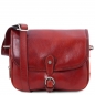 Mobile Preview: Tuscany Leather Schultertasche Leder rot Alessia