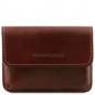 Preview: Visitenkarten-Etui aus Leder braun Preview: Visitenkarten-Etui aus Leder braun