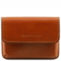 Preview: Visitenkarten-Etui aus Leder honig Preview: Visitenkarten-Etui aus Leder honig