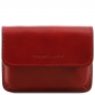 Preview: Visitenkarten-Etui aus Leder rot Preview: Visitenkarten-Etui aus Leder rot