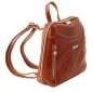 Preview: Leder Rucksack Manila Seitenansicht Preview: Leder Rucksack Manila Seitenansicht