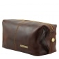 Preview: Leder Kulturtasche Roxy Seitenansicht Preview: Leder Kulturtasche Roxy Seitenansicht