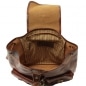 Preview: Leder Rucksack Tokyo Innenansicht Preview: Leder Rucksack Tokyo Innenansicht