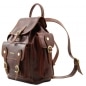 Preview: Leder Rucksack Pechino Seitenansicht Preview: Leder Rucksack Pechino Seitenansicht