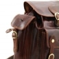 Preview: Leder Rucksack Pechino Seitentasche Preview: Leder Rucksack Pechino Seitentasche