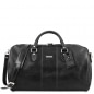 Preview: Leder Reisetasche Lisbona gross Schwarz Preview: Leder Reisetasche Lisbona gross Schwarz