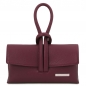 Mobile Preview: Tuscany Leather Clutch Leder bordeaux