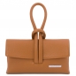 Preview: Tuscany Leather Clutch Leder cognac Preview: Tuscany Leather Clutch Leder cognac
