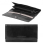 Preview: Damen Leder Geldbörse TL140787 schwarz Preview: Damen Leder Geldbörse TL140787 schwarz