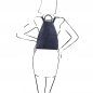 Mobile Preview: Rucksack "Shanghai" Nappa-Leder dunkelblau Outfit