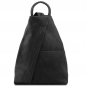 Preview: Rucksack "Shanghai" Nappa-Leder schwarz Preview: Rucksack "Shanghai" Nappa-Leder schwarz