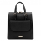 Mobile Preview: Tuscany Leather Damen Leder-Rucksack 3-in-1 schwarz
