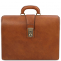Preview: Tuscany Leather Business-Aktentasche Canova Rückseite Preview: Tuscany Leather Business-Aktentasche Canova Rückseite