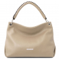 Preview: Tuscany Leather Handtasche hell-taupe