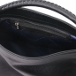 Preview: Leder-Handtasche TL142087 schwarz Interieur-1