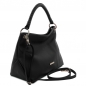 Mobile Preview: Tuscany Leather Handtasche schwarz Seite