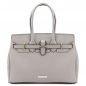 Preview: TL Bag Handtasche Leder grau Preview: TL Bag Handtasche Leder grau