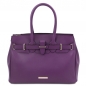 Preview: TL Bag Handtasche Leder Purple