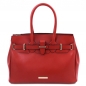 Mobile Preview: TL Bag Handtasche Leder Rot