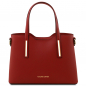 Preview: Tuscany Leather Leder-Handtasche Olimpia klein rot