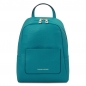 Preview: TL Bag kleiner Leder-Rucksack türkis Preview: TL Bag kleiner Leder-Rucksack türkis