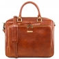 Preview: Tuscany Leather Laptop Aktentasche Pisa honig