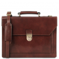 Preview: Leder Aktentasche Cremona Braun Preview: Leder Aktentasche Cremona Braun