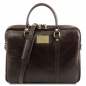 Preview: Leder Aktentasche Prato dunkelbraun Preview: Leder Aktentasche Prato dunkelbraun