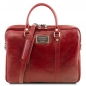 Preview: Leder Aktentasche Prato rot Preview: Leder Aktentasche Prato rot