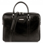 Preview: Leder Aktentasche Prato schwarz Preview: Leder Aktentasche Prato schwarz