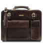 Preview: Leder Aktentasche Venezia Dunkelbraun Preview: Leder Aktentasche Venezia Dunkelbraun