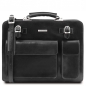 Preview: Leder Aktentasche Venezia Schwarz Preview: Leder Aktentasche Venezia Schwarz