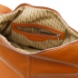 Preview: Leder-Beuteltasche Yvette cognac Interieur Preview: Leder-Beuteltasche Yvette cognac Interieur