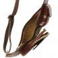 Preview: Leder Brusttasche mit Vortaschen Preview: Leder Brusttasche mit Vortaschen