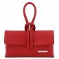 Preview: Tuscany Leather Clutch Leder rot