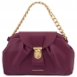 Preview: Tuscany Leather Clutch Lara plum Preview: Tuscany Leather Clutch Lara plum