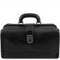 Preview: Leder Doktortasche Raffaello schwarz Preview: Leder Doktortasche Raffaello schwarz