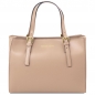 Preview: Tuscany Leather Handtasche Aura Champagner