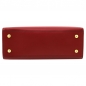 Preview: Tuscany Leather Handtasche Aura Rot Boden