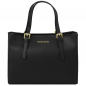 Mobile Preview: Tuscany Leather Handtasche Aura schwarz