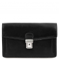Preview: Leder Herrentasche Tommy schwarz Preview: Leder Herrentasche Tommy schwarz