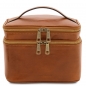 Preview: Leder Kulturtasche Eliot Natural Preview: Leder Kulturtasche Eliot Natural