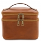 Preview: Leder Kulturtasche Eliot Natural