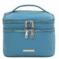 Preview: Kulturtasche Mary Leder himmelblau Preview: Kulturtasche Mary Leder himmelblau