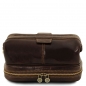 Preview: Leder Kulturtasche Patrick dunkelbraun Preview: Leder Kulturtasche Patrick dunkelbraun