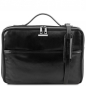 Preview: Leder Laptoptasche Vicenza Schwarz Preview: Leder Laptoptasche Vicenza Schwarz