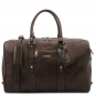 Preview: Tuscany Leather Reisetasche TL Voyager aus Leder dunkelbraun