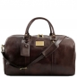 Preview: Exklusive TL Voyager Leder Reisetasche gross Dunkelbraun Preview: Exklusive TL Voyager Leder Reisetasche gross Dunkelbraun