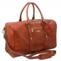 Mobile Preview: Tuscany Leather Reisetasche TL Voyager aus Leder Seitenansicht