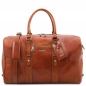 Mobile Preview: Tuscany Leather Reisetasche TL Voyager aus Leder honig